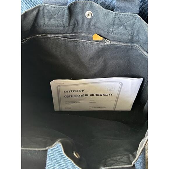 Hermès Toile Fourre-Tout MM* BLACK in VERY good‎ condition! DEAL ALERT COA - Picture 12 of 16